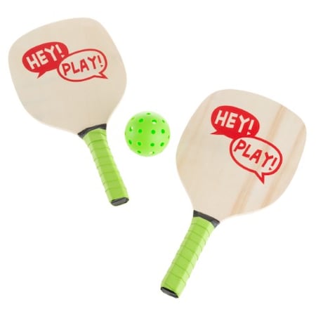 Toy Time Paddle Ball Game Set, with Lightweight Rackets, Ball, Carrying Bag, Indoor/Outdoor, Adults/Children 816775RWL